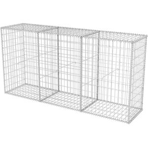 vidaXL Steel Gabion Basket - 200x50x100cm - Garden Wall Fence vidaXL Steel Gabion Basket - 200x50x100cm - Garden Wall Fence