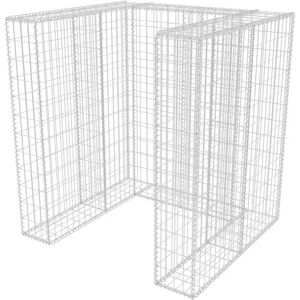 vidaXL Galvanized Steel Garden Gabion - 110x100x120 cm vidaXL Galvanized Steel Garden Gabion - 110x100x120 cm