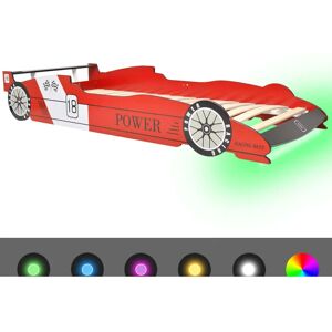 VidaXL barnerom med LED - Racerbiler-design, 90x200 cm VidaXL barnerom med LED - Racerbiler-design, 90x200 cm