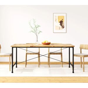 MAISONCHIC Mesa de madera de mango - Estilo industrial - 180cm MAISONCHIC Mesa de madera de mango - Estilo industrial - 180cm
