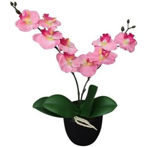 VidaXL Pink Artificial Orchid Plant 30 cm - Artificial Orchid Plant VidaXL Pink Artificial Orchid Plant 30 cm - Artificial Orchid Plant