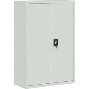vidaXL Office Cabinet 90x40x140cm Steel Grey Filing Storage File Unit Cupboard vidaXL Office Cabinet 90x40x140cm Steel Grey Filing Storage File Unit Cupboard