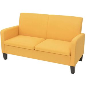 VidaXL Awo15079 Geel 2-zitsbank - Bank VidaXL Awo15079 Geel 2-zitsbank - Bank