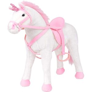 vidaXL Einhorn Plüschtier Weiß Rosa - Plüschtier - Unterstützt 100kg vidaXL Einhorn Plüschtier Weiß Rosa - Plüschtier - Unterstützt 100kg