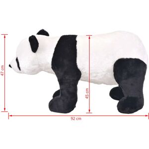 vidaXL Plüschtier Stehender Panda Schwarz Weiß XXL - Plüschspielzeug vidaXL Plüschtier Stehender Panda Schwarz Weiß XXL - Plüschspielzeug