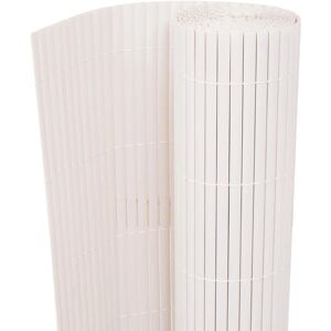 vidaXL Double-Sided Garden Fence 90x500 cm White - Garden Fence vidaXL Double-Sided Garden Fence 90x500 cm White - Garden Fence