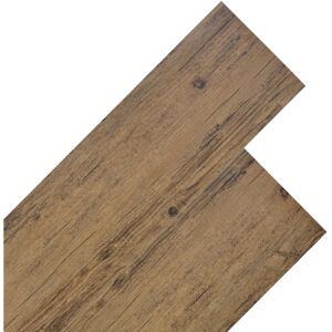 vidaXL Walnut Brown PVC Flooring Planks - Flooring vidaXL Walnut Brown PVC Flooring Planks - Flooring