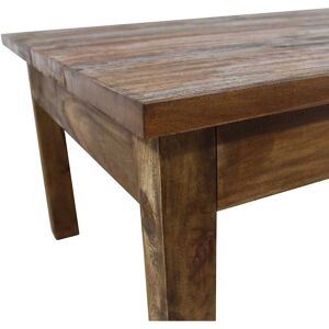 vidaXL Solid Wood Reclaimed Coffee Table - 98x73x45 cm - Living Room End Table vidaXL Solid Wood Reclaimed Coffee Table - 98x73x45 cm - Living Room End Table