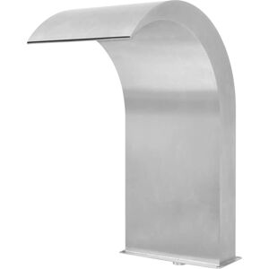 vidaXL Stainless Steel Pool Fountain - 45x30x65cm - Silver - Pool Water Feature vidaXL Stainless Steel Pool Fountain - 45x30x65cm - Silver - Pool Water Feature