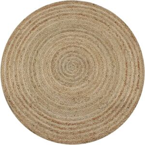 vidaXL Model - Round Natural Jute Area Rug vidaXL Model - Round Natural Jute Area Rug