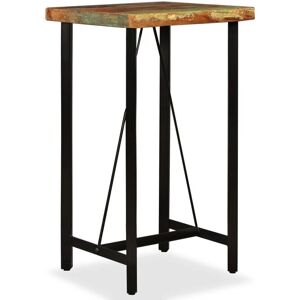 vidaXL Solid Reclaimed Wood Bar Table - Kitchen Dining Furniture vidaXL Solid Reclaimed Wood Bar Table - Kitchen Dining Furniture
