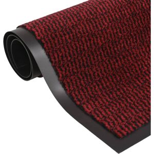 vidaXL Dust Control Mat Rectangular Tufted 80x120cm Red - Door Mat vidaXL Dust Control Mat Rectangular Tufted 80x120cm Red - Door Mat