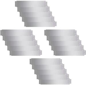 vidaXL Gressgjerde 20 stk Galvanisert stål 100x20 cm vidaXL Gressgjerde 20 stk Galvanisert stål 100x20 cm