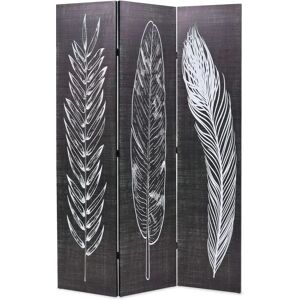 vidaXL Folding Room Divider Black White 120x170cm - Room Divider vidaXL Folding Room Divider Black White 120x170cm - Room Divider