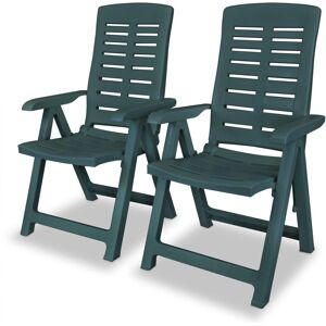 Vondom Vela - Garden Chairs Set of 2 - Green Vondom Vela - Garden Chairs Set of 2 - Green