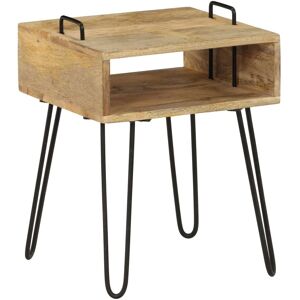 vidaXL Yöpöytä massiivisesta mangopuusta - Yöpöytä vidaXL Yöpöytä massiivisesta mangopuusta - Yöpöytä