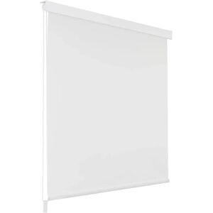 vidaXL White Shower Roller Blind 160x240cm Bathroom Divider vidaXL White Shower Roller Blind 160x240cm Bathroom Divider