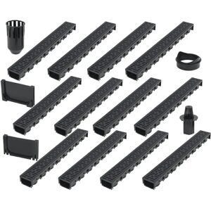 Caniveaux de Drainage VIDAXL - 12 pièces, 10cm Ø Caniveaux de Drainage VIDAXL - 12 pièces, 10cm Ø