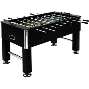 vidaXL Stalen Voetbaltafel 140x74.5x87.5 cm Zwart - Voetbaltafel vidaXL Stalen Voetbaltafel 140x74.5x87.5 cm Zwart - Voetbaltafel