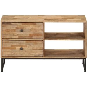 vidaXL Reclaimed Teak Wood TV Cabinet - Rustic Storage Solution vidaXL Reclaimed Teak Wood TV Cabinet - Rustic Storage Solution