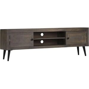 vidaXL Mango Wood TV Cabinet - 140x30x45cm - Modern Storage Solution vidaXL Mango Wood TV Cabinet - 140x30x45cm - Modern Storage Solution