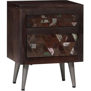 vidaXL Reclaimed Wood Bedside Cabinet - Nightstand vidaXL Reclaimed Wood Bedside Cabinet - Nightstand