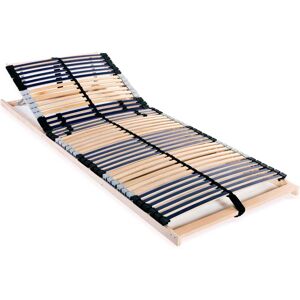 vidaXL Bed Base with 42 Slats - 7 Zones - 90x200cm - Bed Frame vidaXL Bed Base with 42 Slats - 7 Zones - 90x200cm - Bed Frame