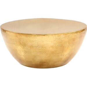 vidaXL Messinghåndhærdet aluminium kaffebord 70x30cm vidaXL Messinghåndhærdet aluminium kaffebord 70x30cm