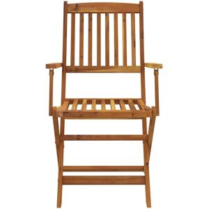 vidaXL Outdoor Furniture Set - 7 Pieces Acacia Wood vidaXL Outdoor Furniture Set - 7 Pieces Acacia Wood