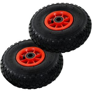 vidaXL Wheels 2 pcs Rubber 3.00-4 - Wheels vidaXL Wheels 2 pcs Rubber 3.00-4 - Wheels