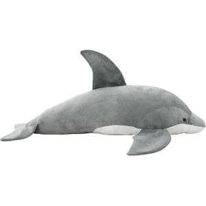 vidaXL Dolphin Plush Toy - Soft, Realistic, 100x40cm vidaXL Dolphin Plush Toy - Soft, Realistic, 100x40cm