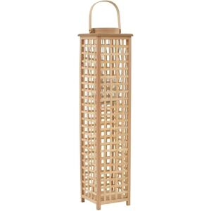 vidaXL Hanging Candle Lantern Holder Bamboo Natural Pendant Lighting Decor - Candle Lantern Holder vidaXL Hanging Candle Lantern Holder Bamboo Natural Pendant Lighting Decor - Candle Lantern Holder