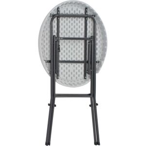 vidaXL Foldbart Barbord - Hvid - Haveborde vidaXL Foldbart Barbord - Hvid - Haveborde