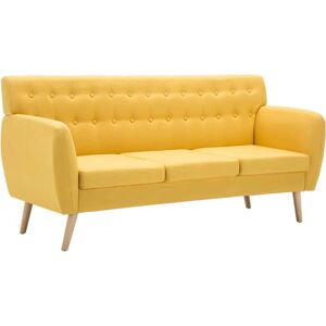 VidaXL 247127 Gelbes Sofa - Sofa VidaXL 247127 Gelbes Sofa - Sofa