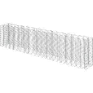 vidaXL Galvanized Steel Raised Bed 450x50x100 cm - Garden Border vidaXL Galvanized Steel Raised Bed 450x50x100 cm - Garden Border