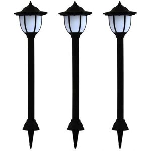 vidaXL Outdoor Solar Lamps LED Black 3 pcs - Solar Lamps vidaXL Outdoor Solar Lamps LED Black 3 pcs - Solar Lamps