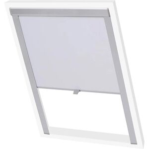 vidaXL White MK06 Blackout Roller Blind - Roller blind vidaXL White MK06 Blackout Roller Blind - Roller blind