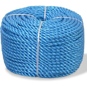 vidaXL Polypropylene Rope 16 mm 100 m Blue - Rope vidaXL Polypropylene Rope 16 mm 100 m Blue - Rope