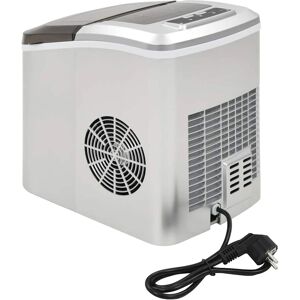 vidaXL Machine à Glaçons - 12-15 kg/24h - Argenté - Publicité vidaXL Machine à Glaçons - 12-15 kg/24h - Argenté - Publicité