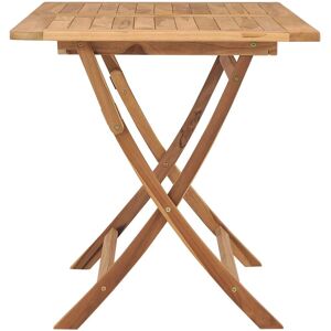 vidaXL Foldable Garden Table in Teak 120 x 70 x 75 cm vidaXL Foldable Garden Table in Teak 120 x 70 x 75 cm
