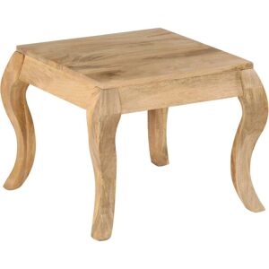vidaXL Solid Mango Wood End Table - End Table vidaXL Solid Mango Wood End Table - End Table