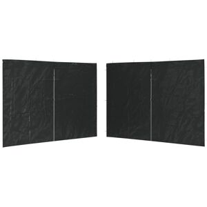 VidaXL Garden Furniture Set Party Tent Sidewall - 2 pcs Anthracite VidaXL Garden Furniture Set Party Tent Sidewall - 2 pcs Anthracite