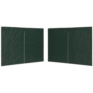 vidaXL Green Party Tent Sidewall with Zipper - Water-resistant PE vidaXL Green Party Tent Sidewall with Zipper - Water-resistant PE