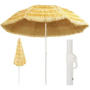 vidaXL Hawaiian Style 300cm Beach Umbrella - Beach Umbrella vidaXL Hawaiian Style 300cm Beach Umbrella - Beach Umbrella