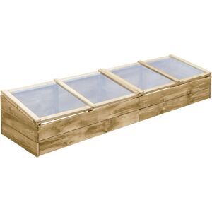 vidaXL Puutarhatalo 200x50x35 cm Sävytetty mäntypuu vidaXL Puutarhatalo 200x50x35 cm Sävytetty mäntypuu