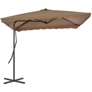 vidaXL Garden Parasol 250x250 cm Steel Pole - Garden parasol vidaXL Garden Parasol 250x250 cm Steel Pole - Garden parasol