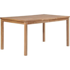vidaXL Wooden Garden Table - 150x90x77cm - Natural vidaXL Wooden Garden Table - 150x90x77cm - Natural