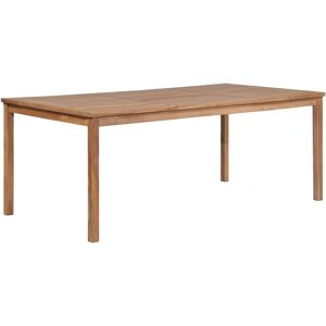 vidaXL Big Garden Table in Teak 200 x 100 x 77 cm vidaXL Big Garden Table in Teak 200 x 100 x 77 cm
