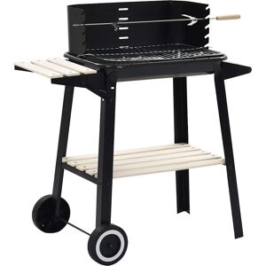 vidaXL Charcoal Grill Stand with Wheels - Barbecue Type vidaXL Charcoal Grill Stand with Wheels - Barbecue Type