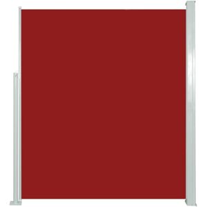 vidaXL Retractable Side Awning 160x500cm Red Garden Privacy Sun Screen - Side Awning vidaXL Retractable Side Awning 160x500cm Red Garden Privacy Sun Screen - Side Awning